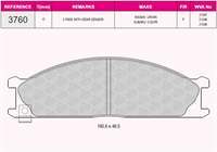 FREN BALATASI ON NISSAN PICK UP D22 TD25 98-02 PATHFINDER 86-95 URVAN 95-00