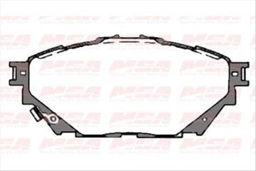 BALATA FREN ON - ARKA (8 Lİ) - ( MITSUBISHI: FUSO CANTER 2012> ''EURO5'' / TEMSA PRESTİJ 12> ''EURO5'' )