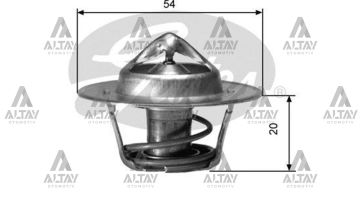 TERMOSTAT 82°C FLASH 1.7i