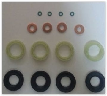 ENJEKTÖR KEÇE PUL ORİNG TAKIMI 206-307-PART-BERL-C4-C5 II-3008 DV6 1.6HDI 16V-FOCUS CMAX 1.6 Euro4