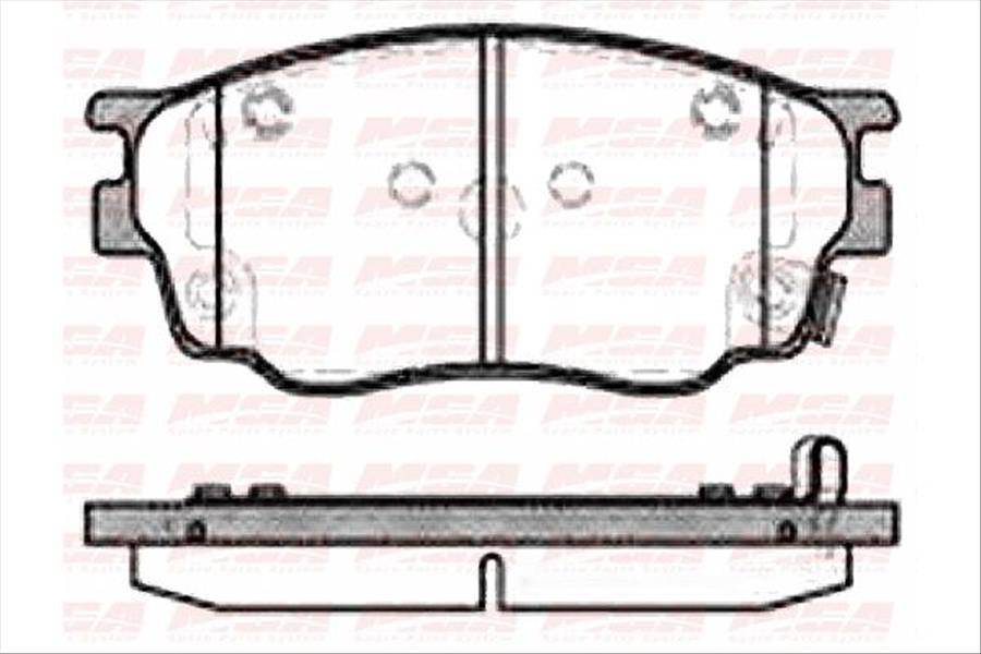 BALATA FREN ON-(MAZDA: MAZDA-6 03>07 ''1.8-2.0'' )