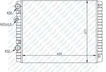 Motor Radyatoru Polo Iv 1,4I (Akp / Aee) 1,6I / 1,7Sdı 94 01 Manuel (430×378×34)