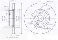 FREN DISK ON HAVA KANALLI 322-5-(MERCEDES : C SERISI W204 2007>2014 MERCEDES : E SERISI W212 2011>2016   )