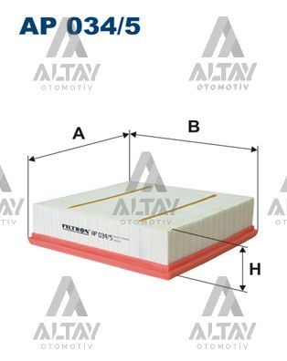 HAVA FİLTRESİ W176 / 246 / 117 SERİ A-B 12=> OM 651-607