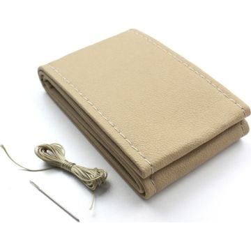 DİKİŞLİ DİREKSİYON KILIFI BEJ DÜZ