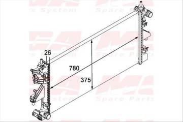 SU RADYATORU MEKANİK - ( FIAT : DUCATO 2.3 CC PEUGEOT : BOXER 2.2 CC 06- )