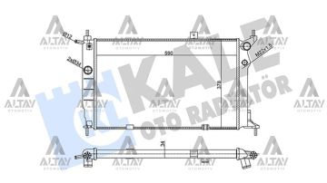 RADYATÖR SU ASTRA F X16XEL-X14XE-X20XEV-X14NZ-C14SE KLIMALI M-T MEKANIK
