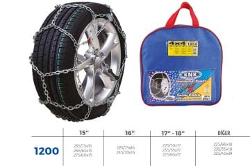 Patinaj Zinciri 4X4 Jeep - Minibüs Ve Hafif Tic.Araç (Zincir Ebatları İçin Resime Bakınız)