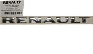 ARKA MONOGRAM YAZI RENAULT