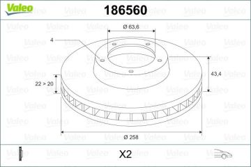 ON FREN DISK AYNASI FOCUS I 98>04 FIESTA V 00>08 FUSION 02>12 FORD KA 1,6 03>08 MAZDA II 1,2 / 1,4 / 1,6 03>