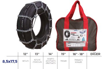 Patinaj Zinciri Otobüs-Kamyon Ağlı Serme Avusturya (Zincir Ebatları İçin Resime Bakınız)