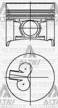 PİSTON SEGMANLI PICKUP TD-27 PİM 30mm STD