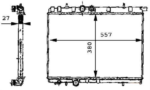 MOTOR SU RADYATORU P206 P206+ (T3E) 1,4 / 1,6 16V / 2,0 16V / 1,4HDI KLIMALI P206 TU5JP4 (1,6 16V) OTOMATIK