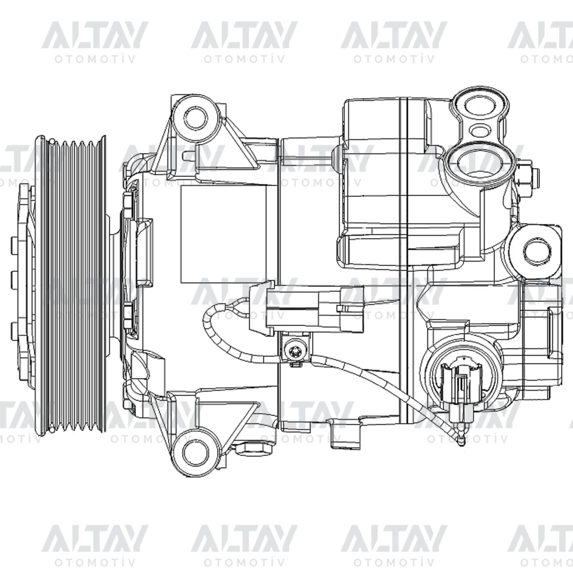 KLIMA KOMPRESORU ASTRA J / INSIGNIA A A16XER-B16XER-A16LET-A18XER-B18XER