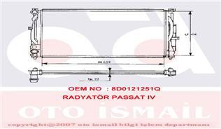 MOTOR RADYATORU PASSAT A4 A6 1,6 1,8T 1,9TDI 97>01