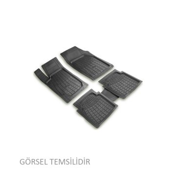PERFLEX 3D X-MAT HAVUZLU PASPAS ÇEŞİTLERİ SİYAH AUDI A3 1996-2004 3D X-MAT 5 PCS