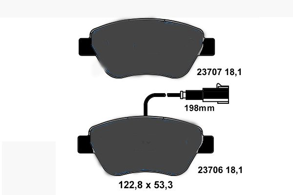 Ön Balata Doblo-Albea-Lınea-Stılo-Fıorıno 1.3Mjtd-Bıpper-Nemo 1.4 Hdı (Çift Fişli)