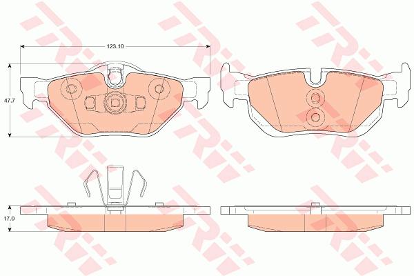FREN BALATASI ARKA (KULAKLI) BMW E87 E90  X1 E84