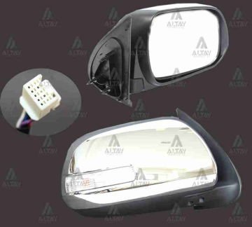 AYNA DIŞ DİKİZ HILUX 12=> ELEKTRİKLİ SİNYALLİ OTOMATİK KATLANIR KROM SAĞ