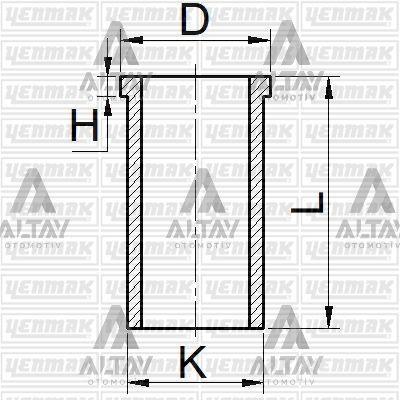 GÖMLEK COROLLA  92-00 / 1.6 4AFE / 81.00mm / STD