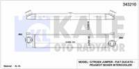 TURBO INTERCOLL RADYATORU BOXER III - JUMPER III 2,2HDI / 3,0HDI E4/E5 06> DUCATO III > 2,3JTD / 3,0JTD E4/E5 06>