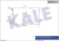 KLIMA RADYATOR (NISSAN: QASHQAI 1.6-2.0 07>) 643×77×16    OTOMATIK