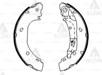 FREN BALATA DUCATO  98-05 / BOXER 98-05 / JUMPER 98-05 PABUÇ LEVYELİ ARKA