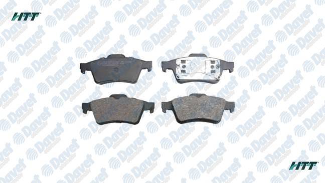 Arka Fren Balatası Laguna Iı Iıı Vectra C C Max Focus Iı 04 /> Focus Iı C Max (03 07) Connect 1,8Tdcı 02 /> Volvo S40 Jaguar Xf / Xj / Xk Mazda 3 Mazda 5 P508 C5 Iıı (Elektrıklı Ikıncıl Fren Sıstemlı) / (Ustu Segmanlı)