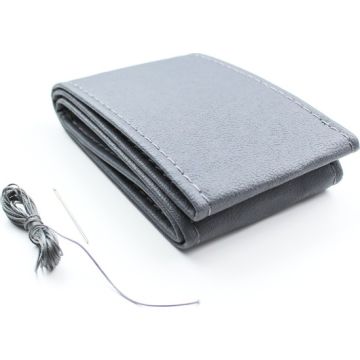 DİKİŞLİ DİREKSİYON KILIFI GRİ DÜZ