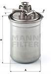 YAKIT FILTRESI (MAZOT) POLO IV FABIA II CORDABA III IBIZA IV 1,9 TDI 01 / 02>