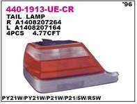 Stop Lambası Sag Mercedes S Serısı W140 94-98 Beyaz-Kırmızı