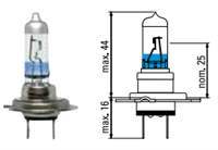 AMPUL 12V H7 55W CIVALI % 30 BEYAZ % 150 FAZLA ISIK