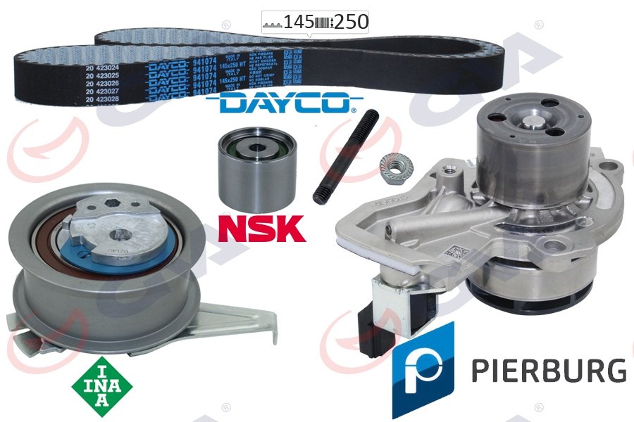 DEVİRDAİMLİ EKSANTRİK GERGİ KİTİ POLO-FABIA 14>IBIZA IV 15>A1 14>(CUSA-CUSB-CYZA-CYZB) 04L121011D