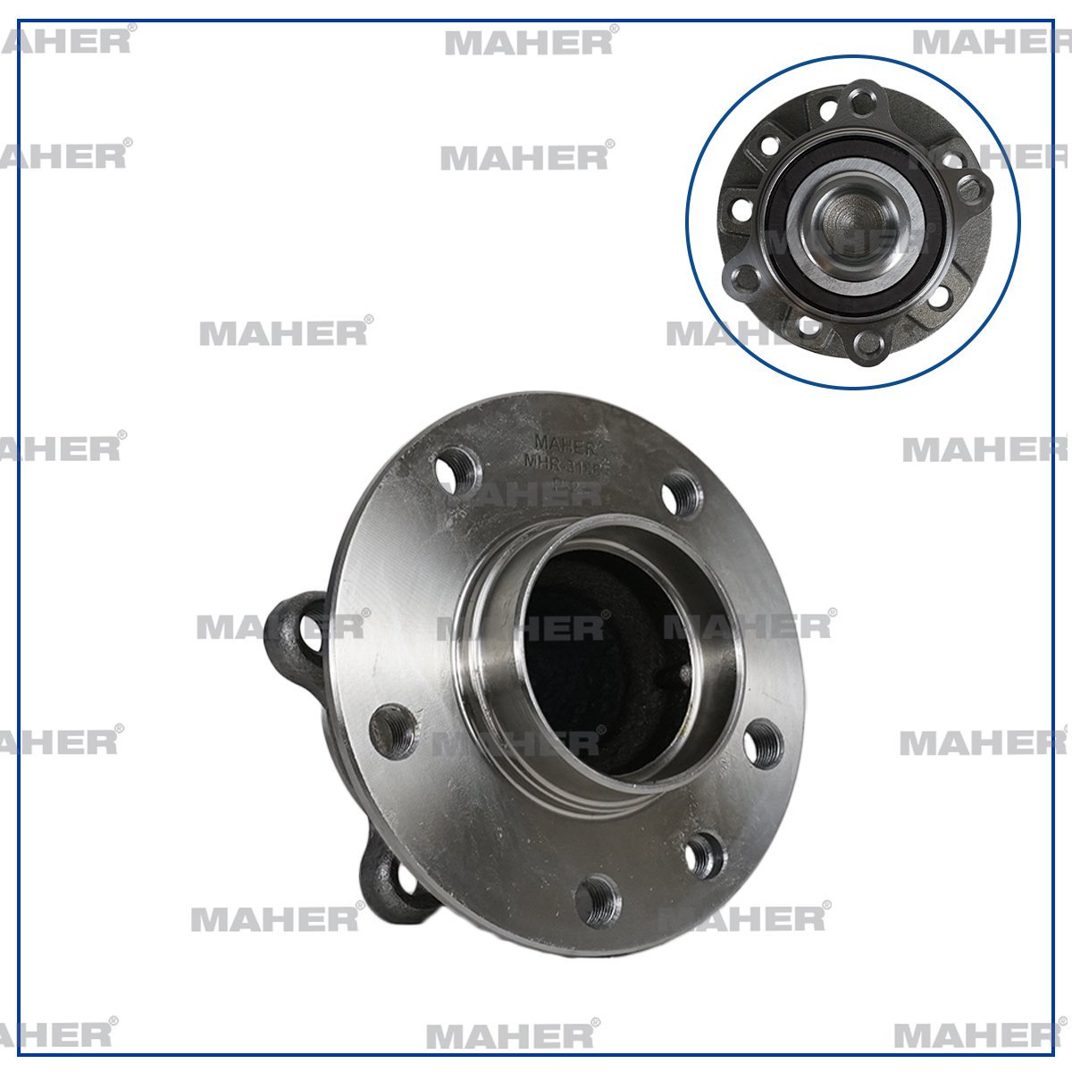 TEKER PORYASI 500X 14=> / RENAGADE 14=> / COMPASS 17=> ARKA RULMANLI 5 BIJON ABS SENSORLU