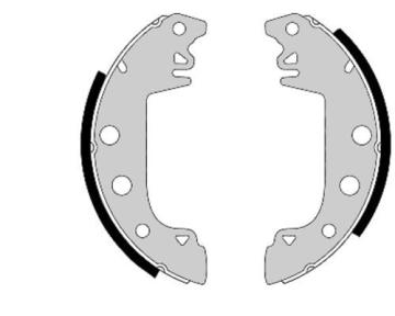 Arka Pabuç Balata R12-M131-C15 (Perçinli) (Cırcır Tamir Takımlı)