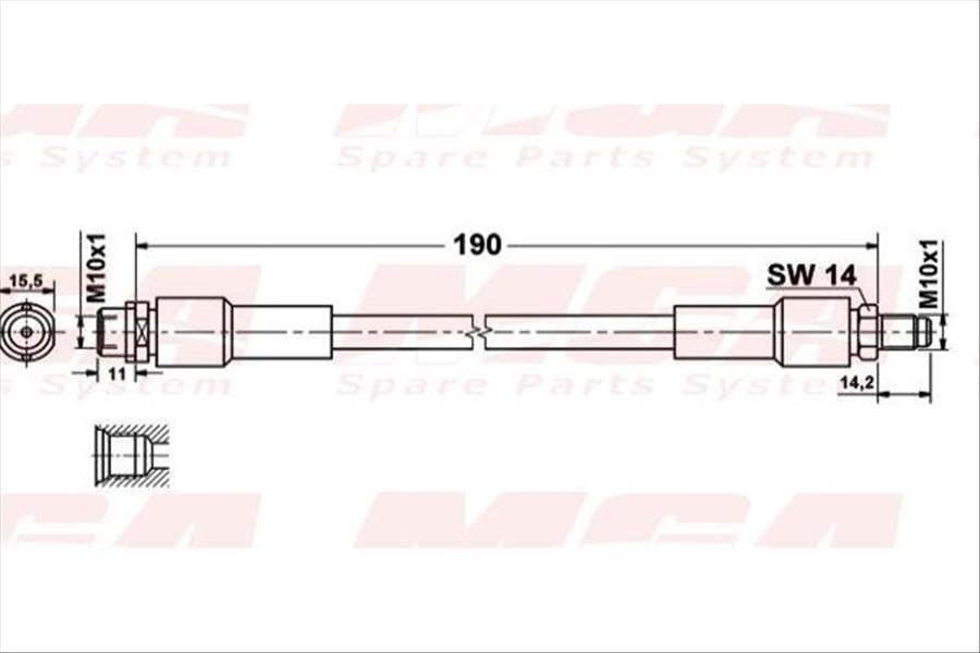 Fren Hortumu Arka (Audı:A8 02-10)
