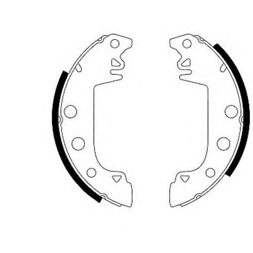 Arka Pabuç Balata R12-M131-C15 (Yapıştırma) (Blt.Kalın:6.00Mm)