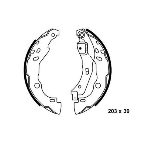 ARKA PABUÇ BALATA LOGAN 1.5 DCI (04-12) CLIO III 1.5 DCI 12=>