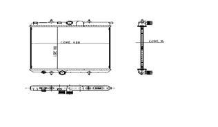 MOTOR SU RADYATORU P206 P206+ (T3E) TU3A TU3JP ET3J4 (1,4 8V / 16V TU5JP TU5JP4 (1,6 8V / 16V) KLIMASIZ