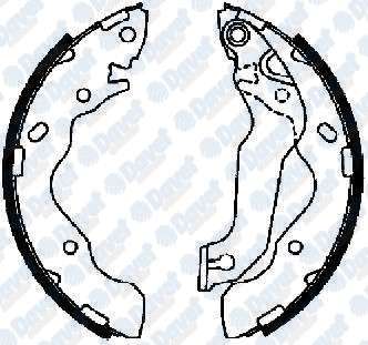 ARKA FREN BALATASI PABUC KAMPANA ACCENT 1,5 CRDI MATRIX 1,5 CRDI