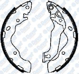 ARKA FREN BALATASI PABUC KAMPANA ACCENT 1,5 CRDI MATRIX 1,5 CRDI