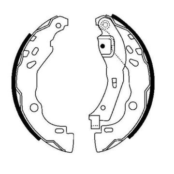 Arka Pabuç Balata Logan 04>Clıo Iı-Iv-P208 12>P301 12>C-Elysee 12>Ds3 (13-15)Mıcra 10>Matrıx (01-10)