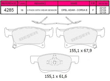Ön Balata Adam 14>Corsa E 14>