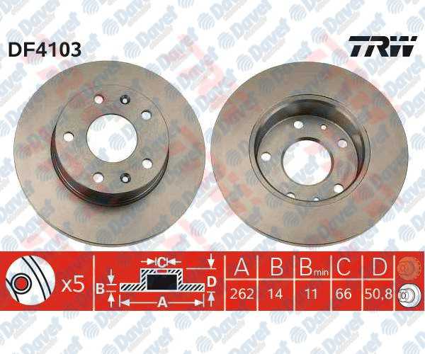 Fren Dıskı On Duz 262Mm Land Rover Freelander ####