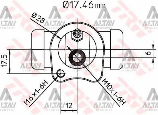 FREN SİLİNDİRİ ASTRA F  91-98 / VECTRA A 91-98 1 DELIK