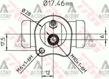 FREN SİLİNDİRİ ASTRA F  91-98 / VECTRA A 91-98 1 DELIK