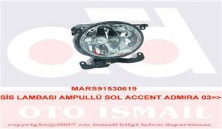 SİS LAMBASI AMPULLÜ SOL ACCENT ADMIRA 03=>