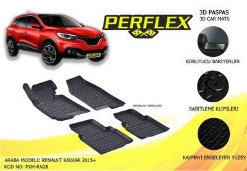 PASPAS 3D HAVUZLU X-MAT KADJAR 2015+