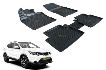 PASPAS 3D X-MAT HAVUZLU NISSAN QASHQAI 14=> (BEJ)