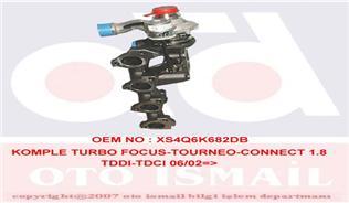 TURBO KOMPLE FOCUS-TOURNEO-CONNECT 1.8 TDDI-TDCI 06/02=>(MANİFOLDSUZ)